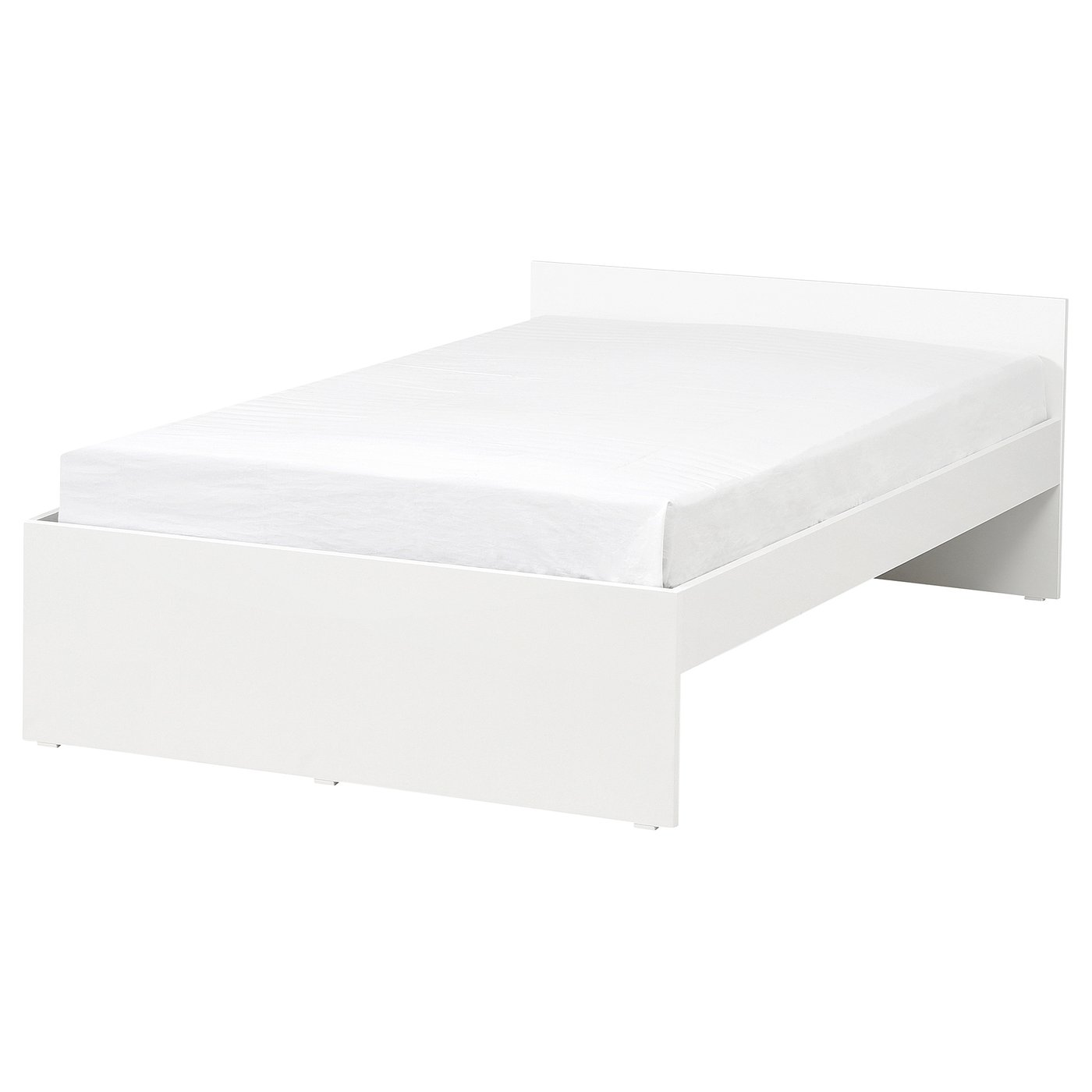 VIHALS bed frame, white, Full/Double - IKEA