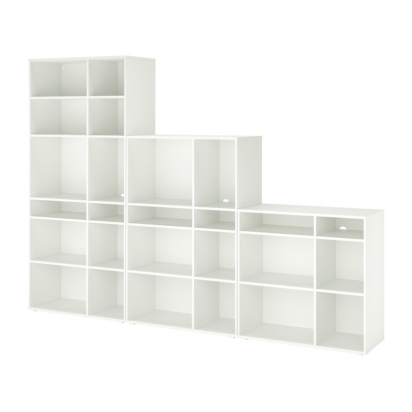 VIHALS shelving combination, white, 1125/8x145/8x783/4