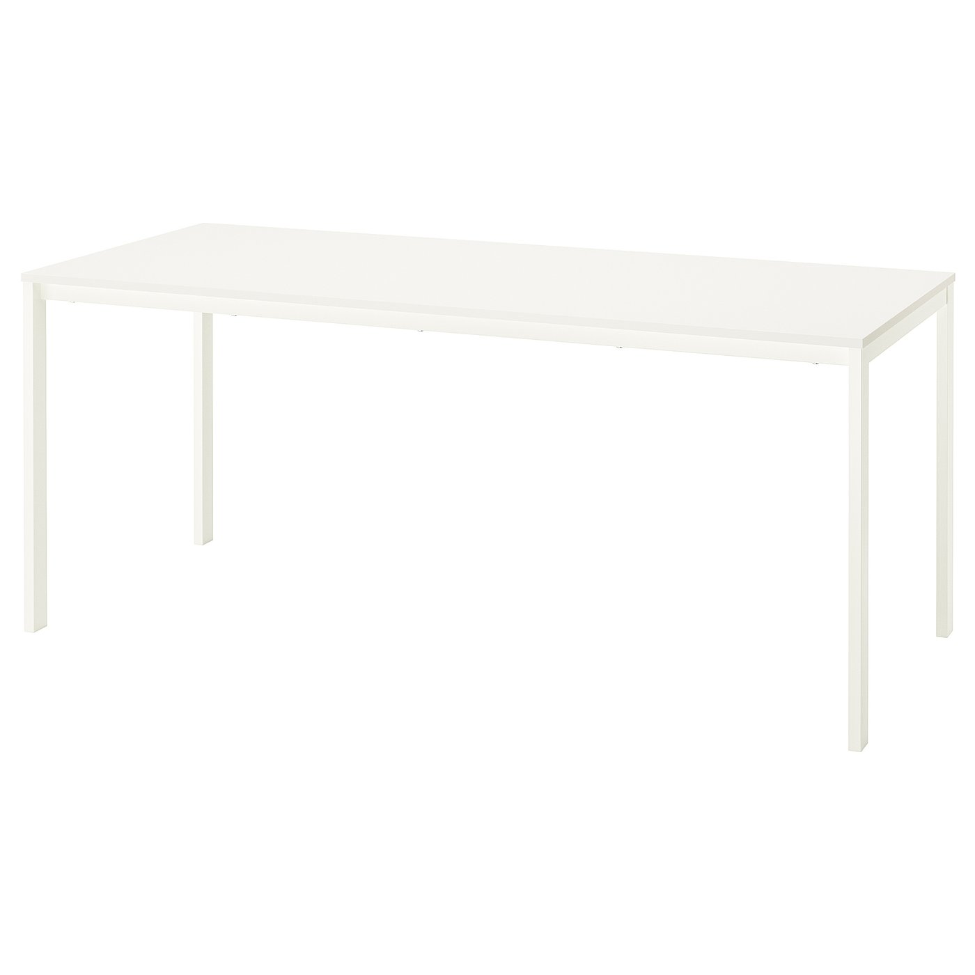 VIHALS table, white/white, 707/8x291/8