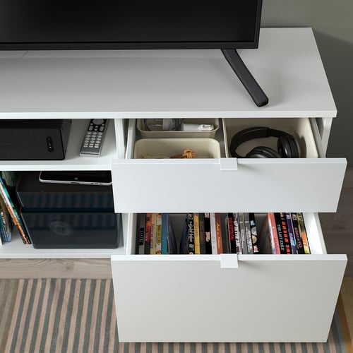 VIHALS TV unit, white, 69 3/8x14 5/8x19 5/8 "