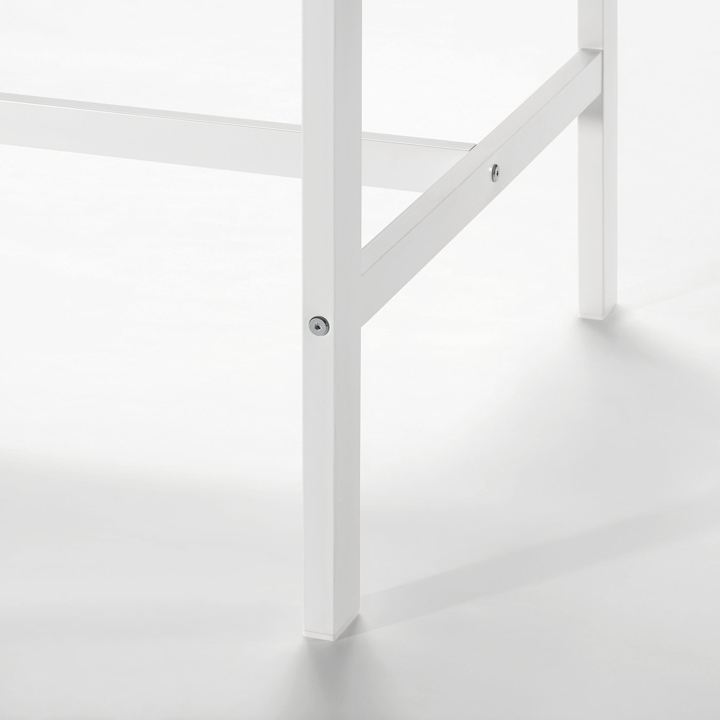VIHALS underframe, white, 491/4x291/8x353/8