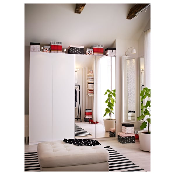 Vikedal Door With Hinges Mirror Glass Ikea