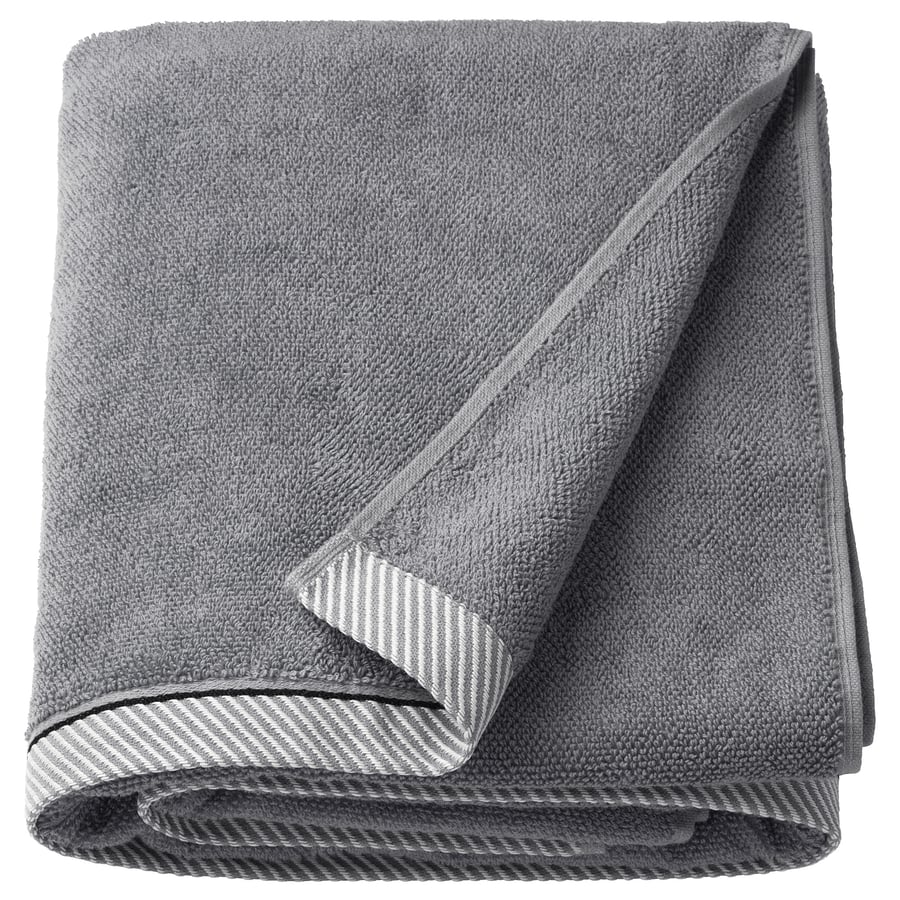 VIKFJÄRD Bath sheet, gray39x59 "