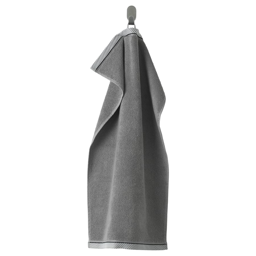 VIKFJÄRD Hand towel, gray16x28 "