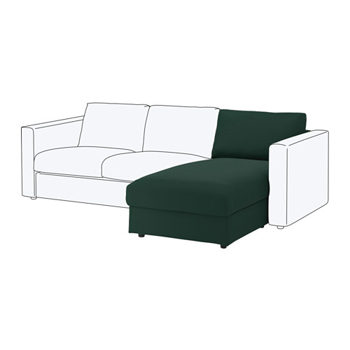 VIMLE Chaise section Gunnared dark green IKEA