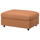 VIMLE Ottoman with storage, Grann/Bomstad golden brown