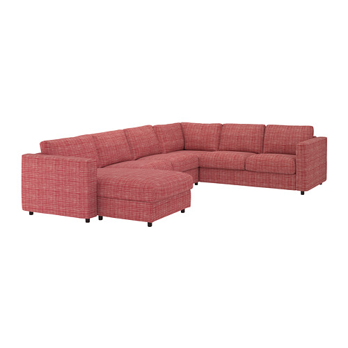 VIMLE Sectional, 5seat corner with chaise/Dalstorp multicolor IKEA