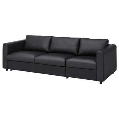 VIMLE Sleeper sofa, Grann/Bomstad black