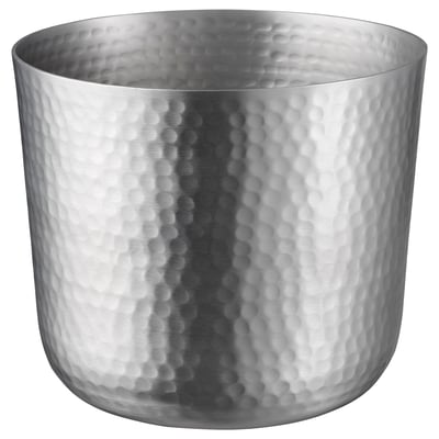 VINDFLÄKT Plant pot, silver color, 6 "