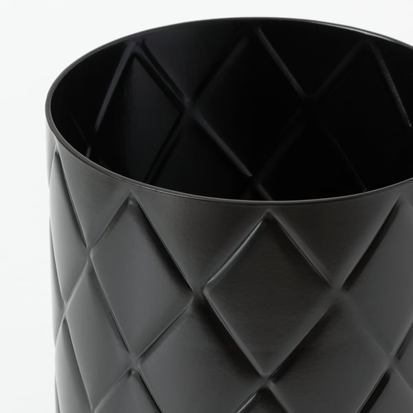 VINDFLÄKT Vase, black, 5 "