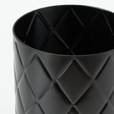 VINDFLÄKT Vase, black, 5 "
