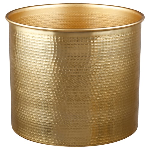 VINDFLÄKT Vase - gold 10 "