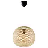 VINDÖGA Pendant lamp, bamboo/handmade, 14 "