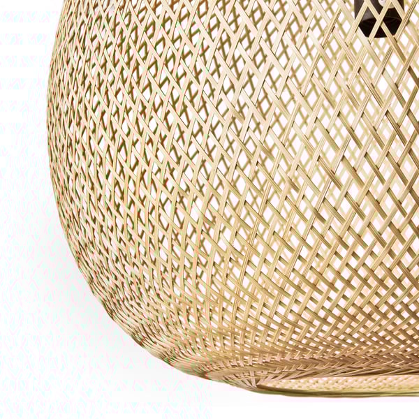 VINDÖGA Pendant lamp, bamboo/handmade, 20 "