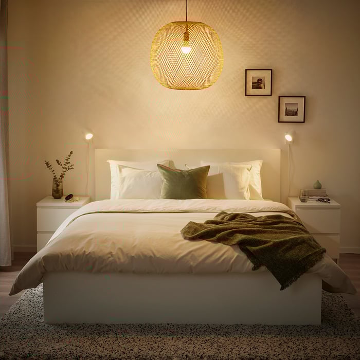 VINDÖGA pendant lamp, bamboo/handmade, 20" IKEA