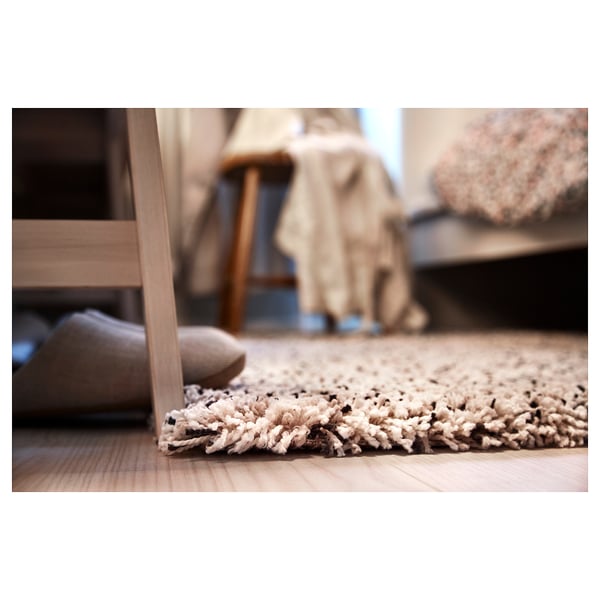 VINDUM Rug, high pile, white IKEA