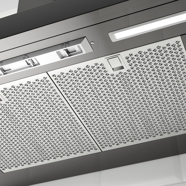 VINSTGIVANDE wall mounted range hood, black Stainless steel IKEA