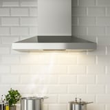 VINSTGIVANDE Wall mounted range hood, Stainless steel