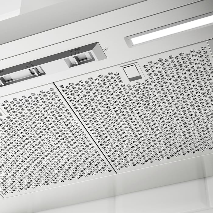 VINSTGIVANDE Wall mounted extractor hood, Stainless steel IKEA