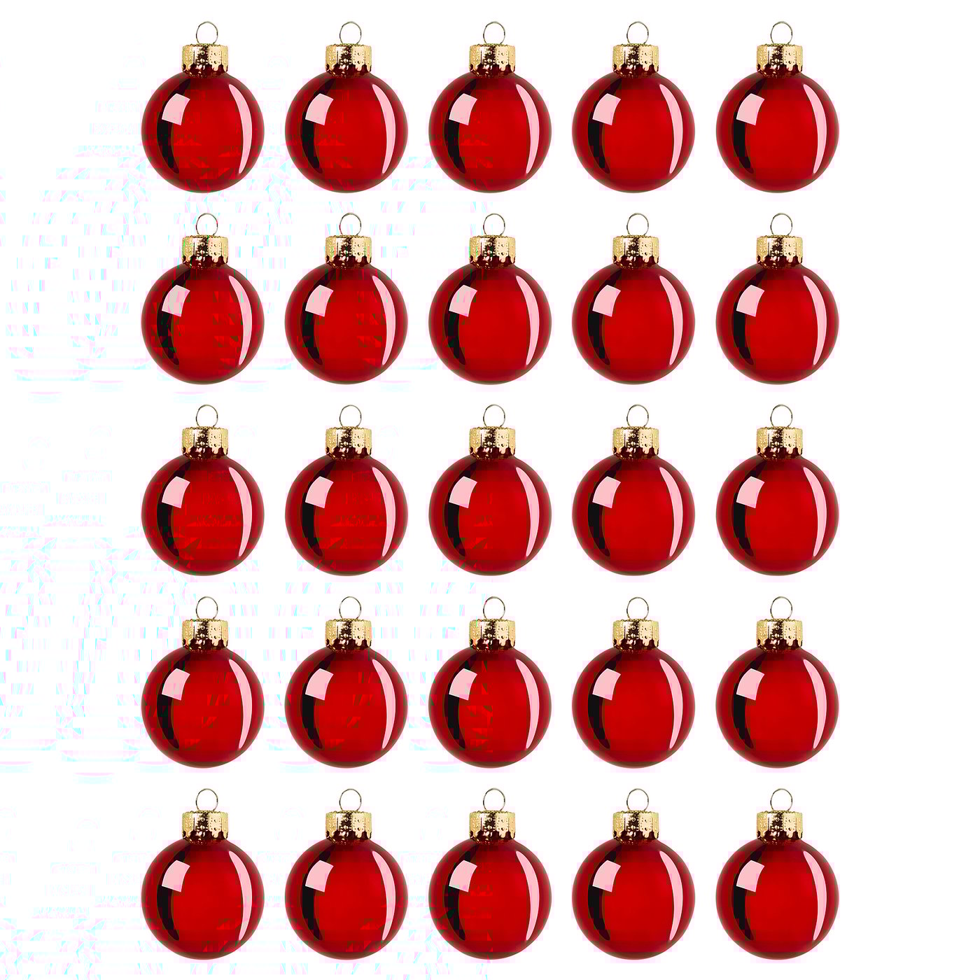 VINTER 2020 Ornament, glass red, 1 ½" IKEA