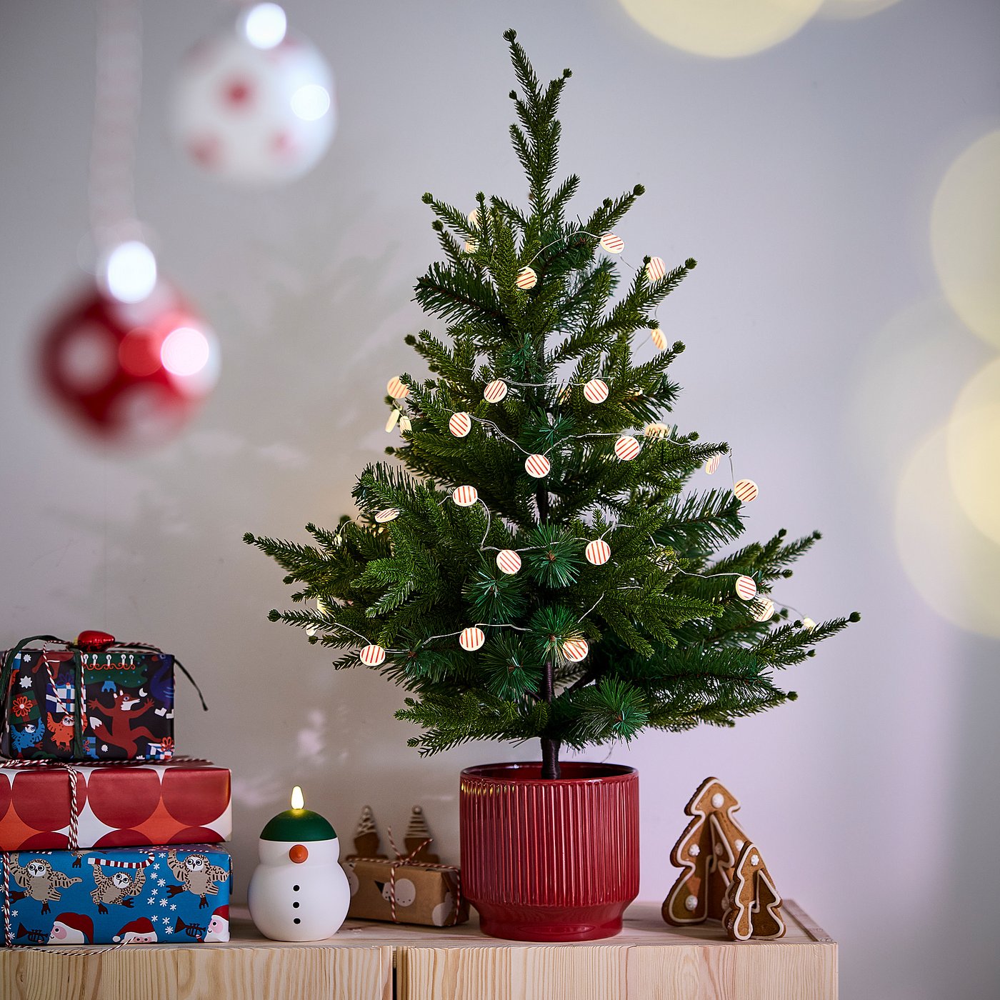 【aya】IKEA VINTERFINT クリスマスツリー 210cm VINTERFINT Artificial Potted Christmas Tree - IKEA