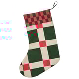 VINTERFINT Christmas stocking, check pattern multicolor