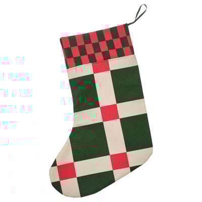 VINTERFINT Christmas stocking, check pattern multicolor