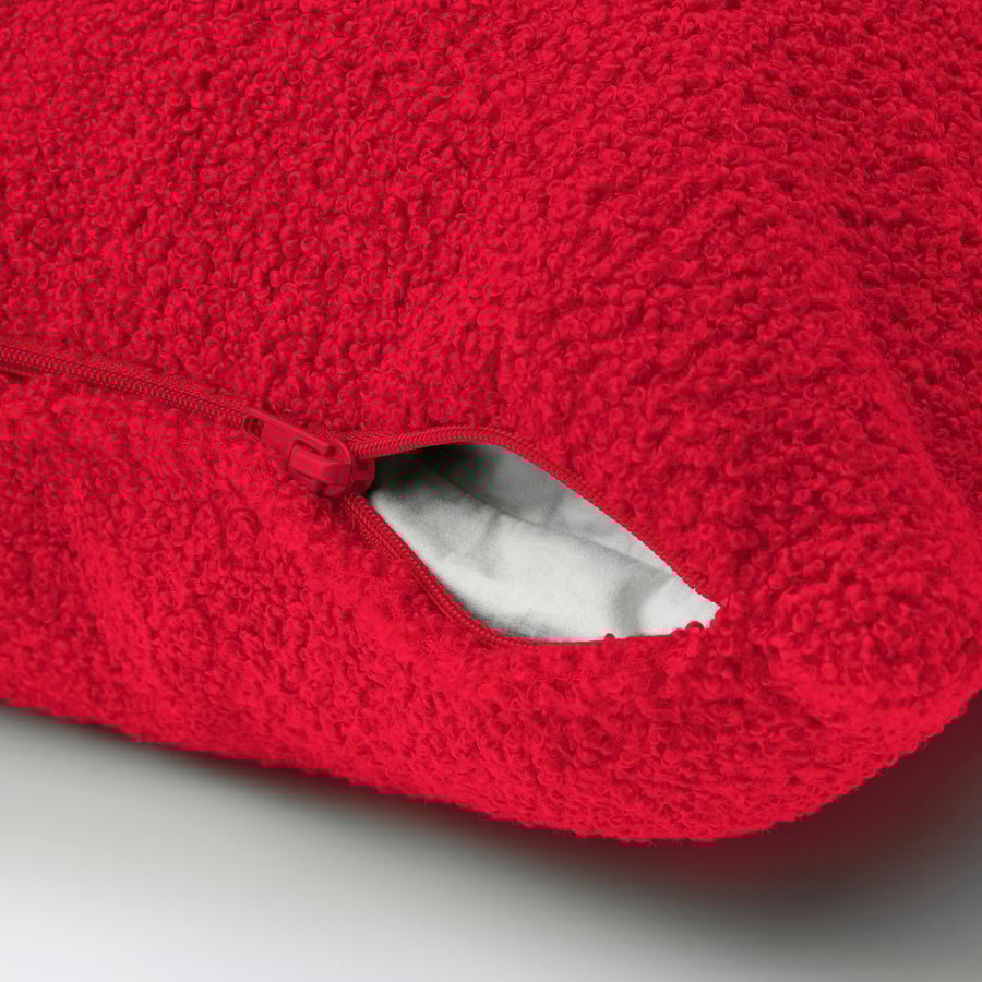 VINTERFINT Cushion cover, red, 20x20" IKEA
