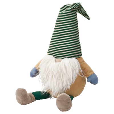 VINTERFINT Decoration, Santa Claus sitting/green stripe, 17 3/8 "