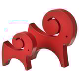 VINTERFINT Decoration, set of 2, goat red