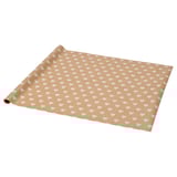 VINTERFINT Gift wrap, roll, heart pattern/brown, 10x2.30 '/22.60 sq feet