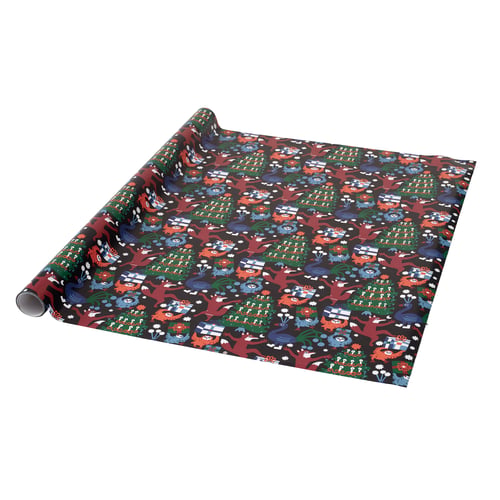 VINTERFINT Gift wrap, roll, mixed patterns multicolor, 10x2.30 '/22.60 sq feet