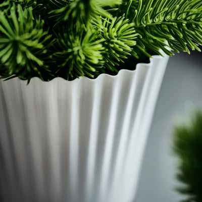 VINTERFINT Plant pot, white, 3 ½ "