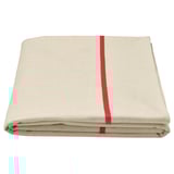 VINTERFINT Tablecloth, off-white/red, 57x126 "