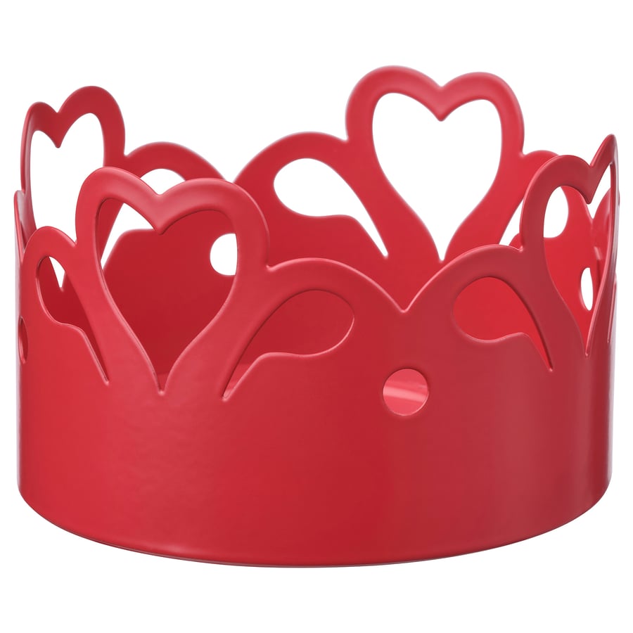 VINTERFINT Tealight holder, red, 2" IKEA