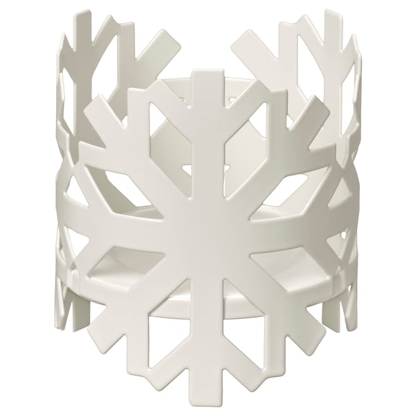 VINTERFINT Tealight holder, white, 3 "