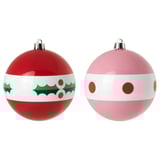 VINTERFINT Tree ornament, bauble mixed patterns/mixed colors, 3 7/8 "