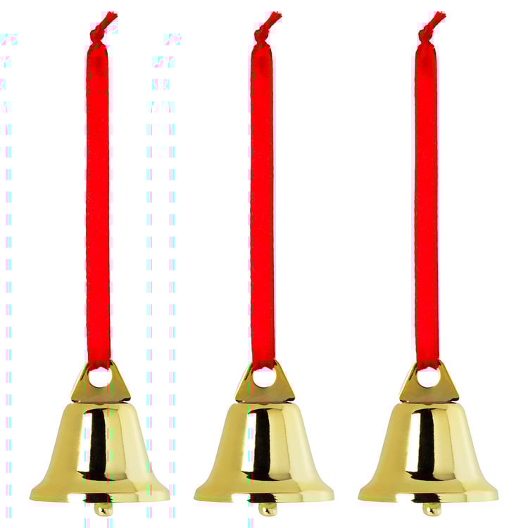 VINTERFINT Tree ornament bellshaped gold IKEA