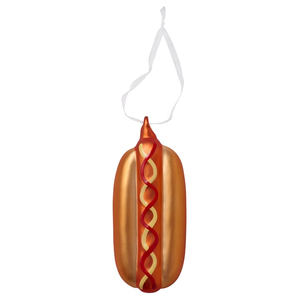 VINTERFINT Tree ornament, hot dog, 4 3/8 "