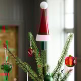 VINTERFINT Tree topper, spire, Santa Claus hat red, 10 ¼ "