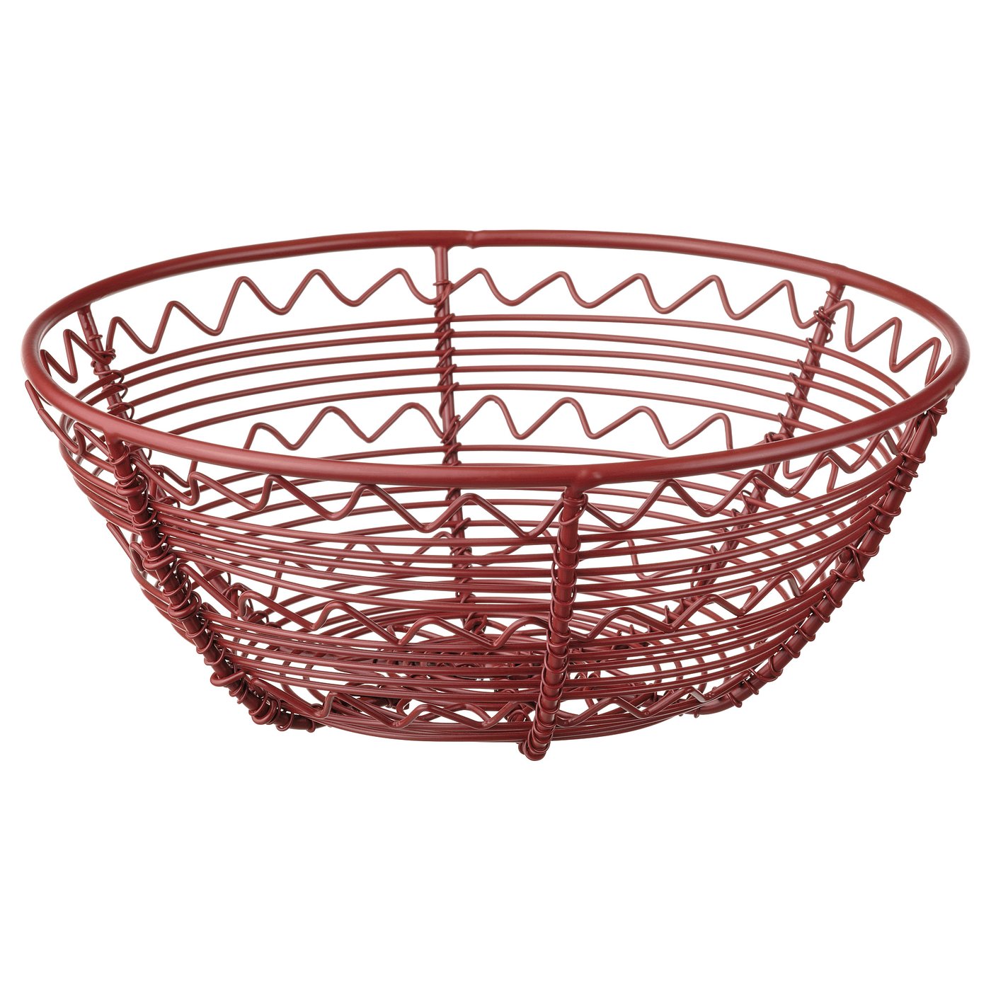 VINTERFINT Wire basket, handmade red, 7 ¾" IKEA