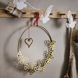 VINTERFINT Wreath, gold, 10 ¾ "