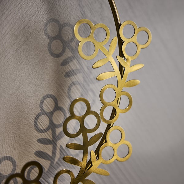 VINTERFINT Wreath, gold, 10 ¾ "