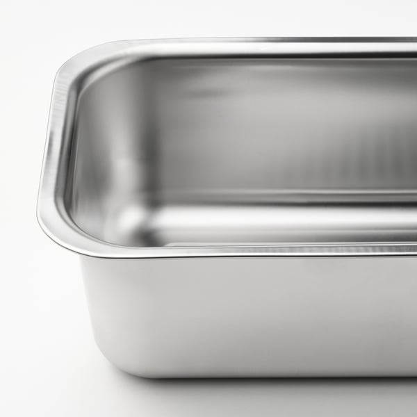VINTERROCKA Loaf pan, stainless steel, 2.2 qt