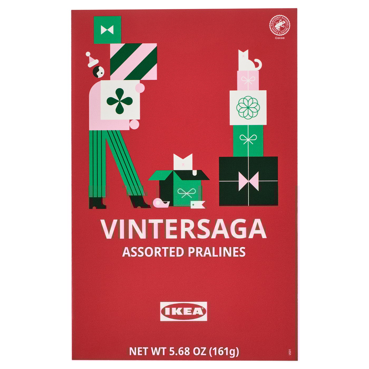 VINTERSAGA gift box, assorted pralines Rainforest Alliance