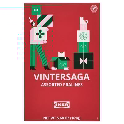 VINTERSAGA Gift box, assorted pralines Rainforest Alliance Certified, 6 oz