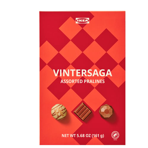 VINTERSAGA Gift box, assorted pralines Rainforest Alliance Certified, 6 oz