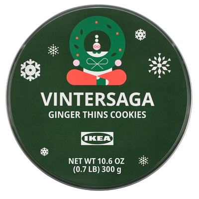 VINTERSAGA Ginger thins, 1 lb