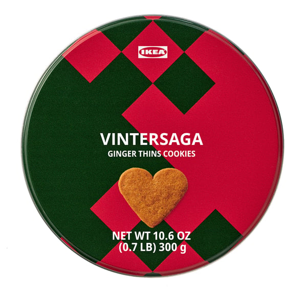 VINTERSAGA Ginger thins, 1 lb