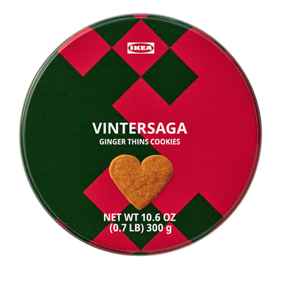 VINTERSAGA Ginger thins, 1 lb